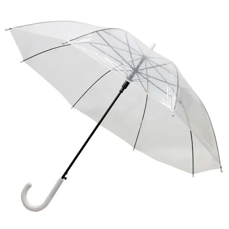 Guarda Chuva Automático Longo 8 Varetas em Plástico Livon