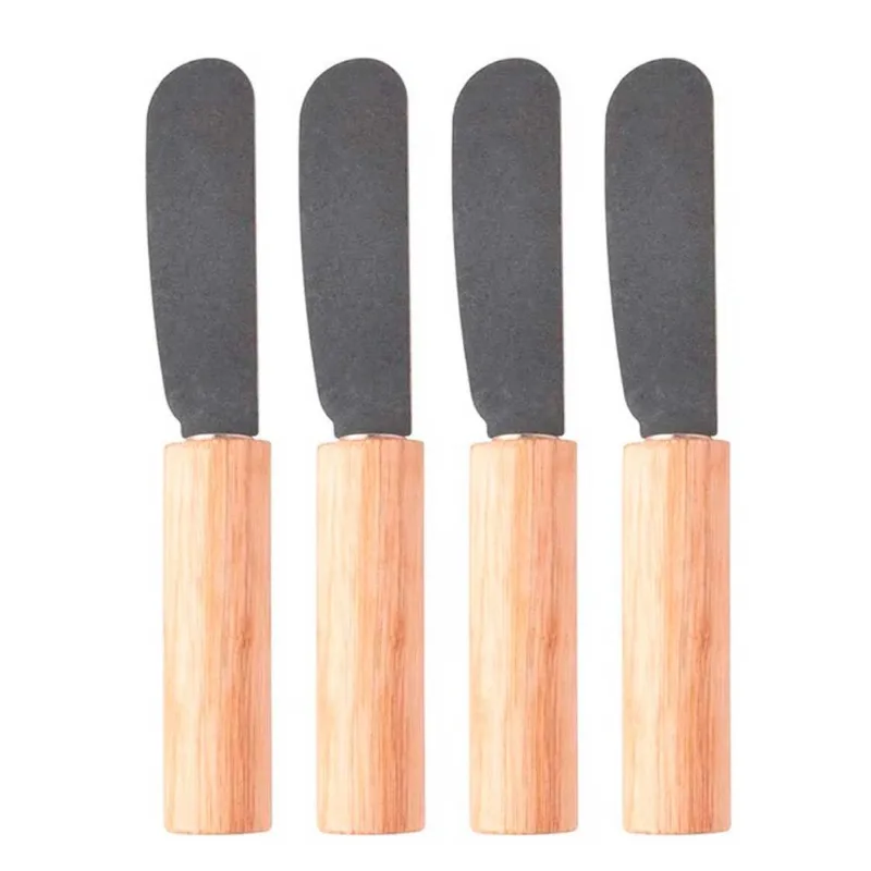 Kit Espátulas 4 Peças 11cm em Metal Livon