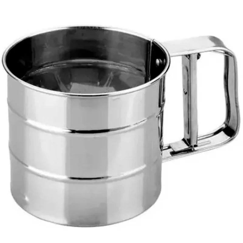 Polvilhador com Gatilho 15,5x10cm em Aço Inox Livon