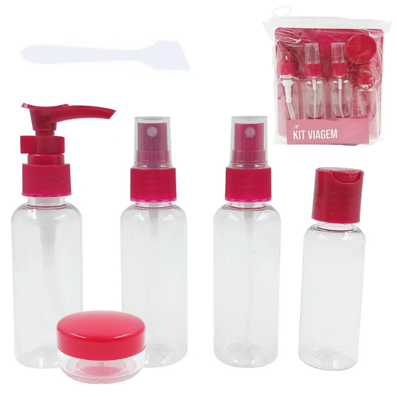 Kit Viagem 5 Peças em Plástico Livon-Marsala