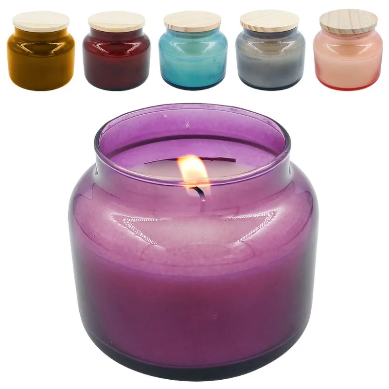 Vela Aromática C/ Suporte 9x8cm em Vidro Livon