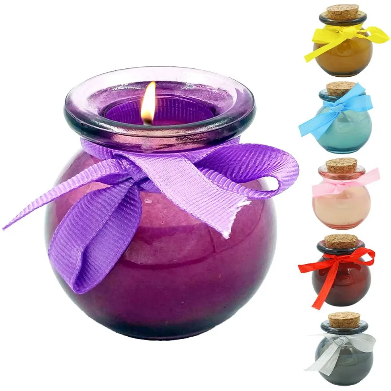 Vela Aromática C/ Suporte 5x4cm em Vidro Livon