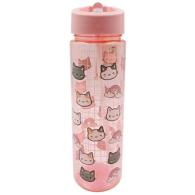 Garrafa Bichinhos 700ml Em Plastico Livon-Rosa