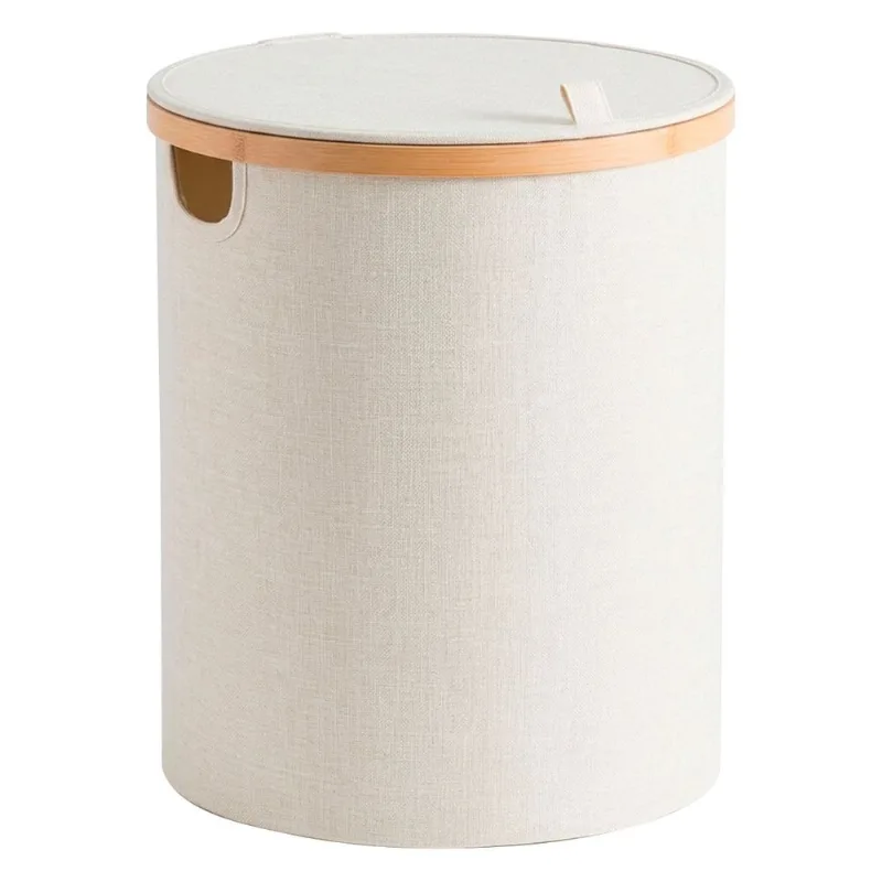 Cesto Organizador 40x38cm em Plástico Livon- Branco