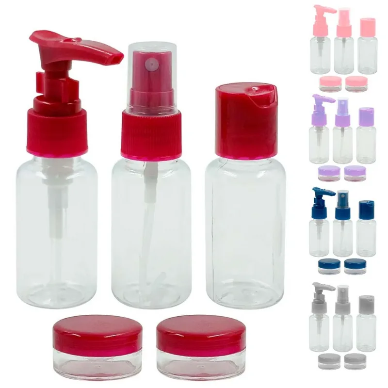 Kit Viagem 6 Peças em Plástico Livon-cores sortidas