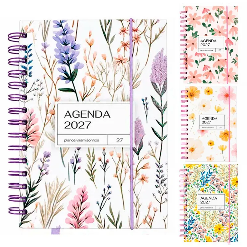 Agenda 2027 Feminina 21x14cm em Papel Livon