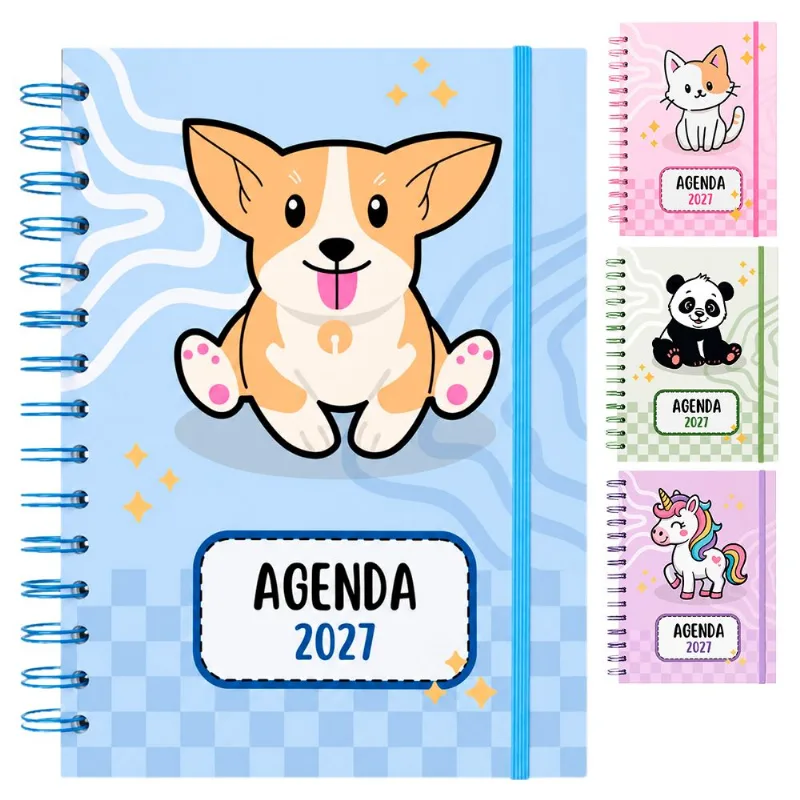 Agenda 2027 Pets 21x14cm em Papel Livon