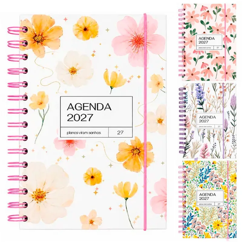 Agenda 2027 Feminina 15x10cm em Papel Livon