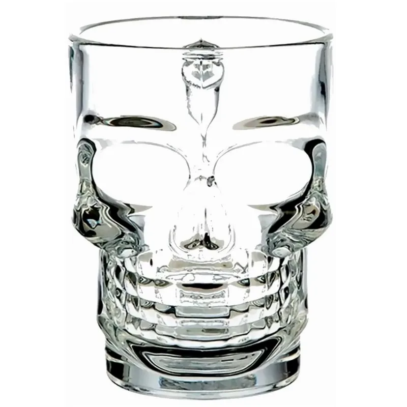 Copo shot Caveira 55ml em Vidro Livon