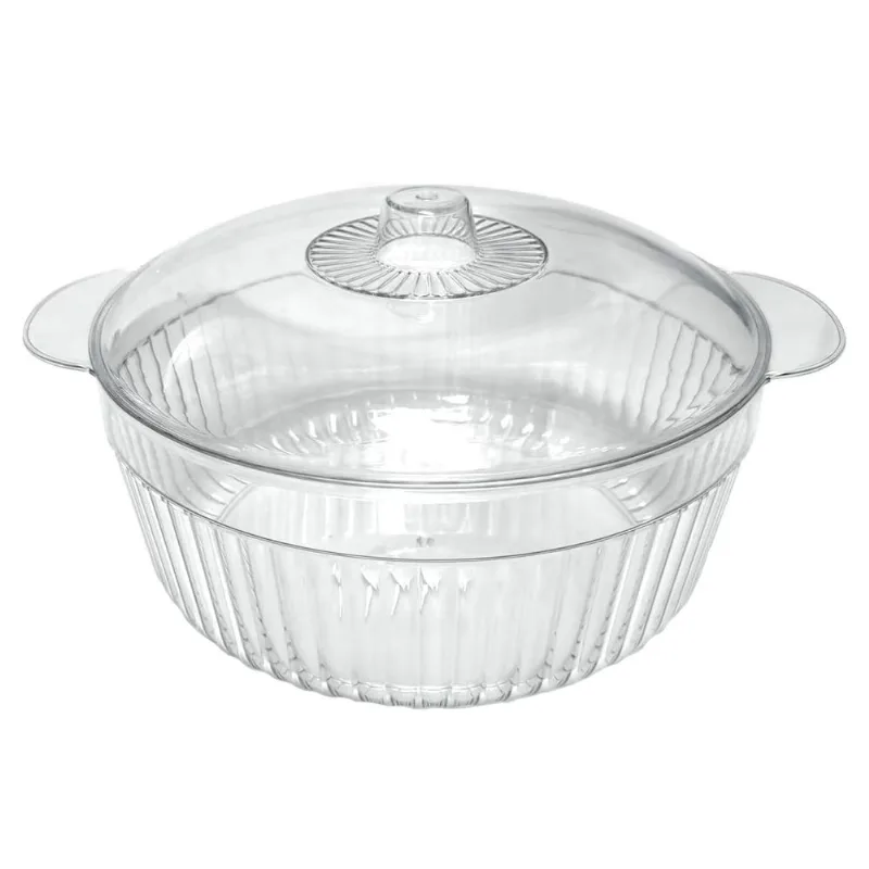 Saladeira C/ Tampa 27cm em Plástico Livon