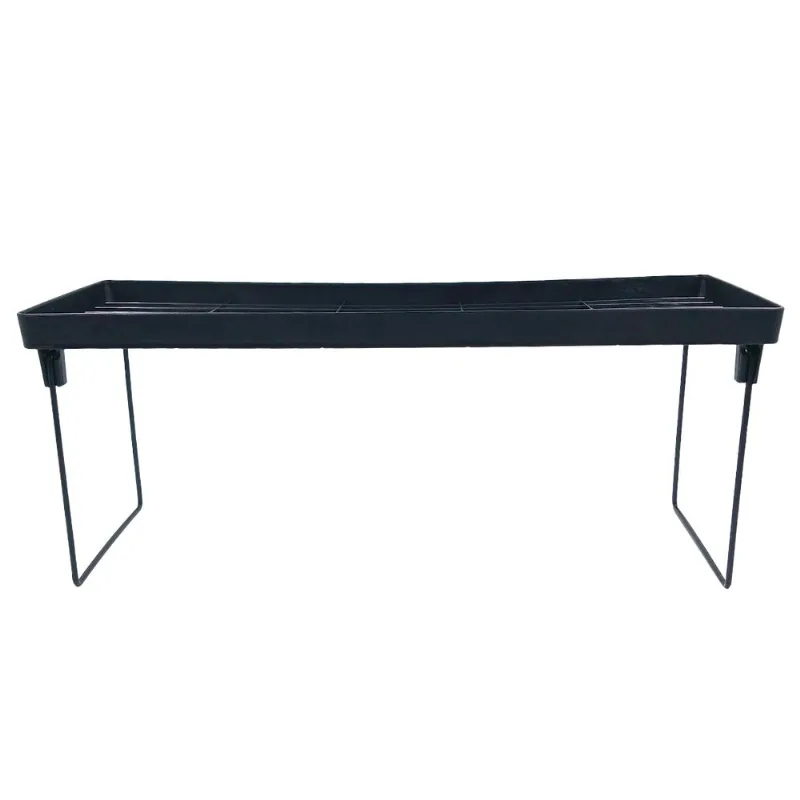 Prateleira Aramada Dobrável 39x16cm em Plástico Livon-Preto