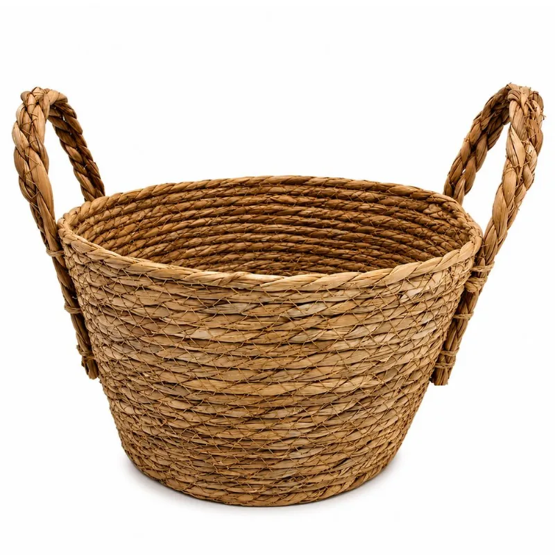 Cesto Multiuso 23x17cm em Fibra Natural Livon Cesto Organizado Multiuso 15x12cm em Palha Top Util
