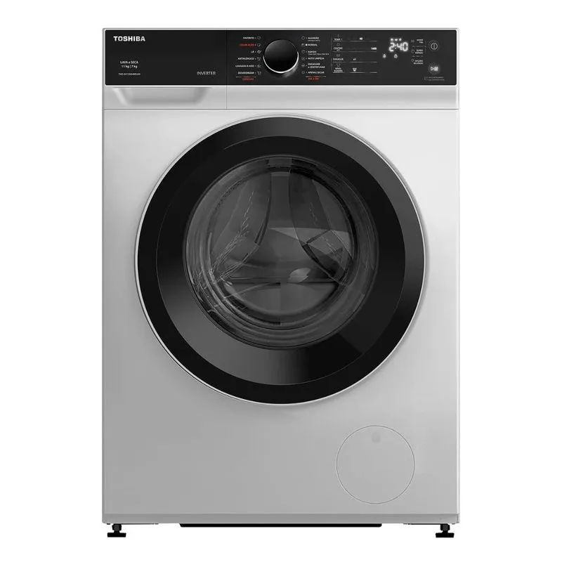 Lava E Seca Toshiba Branca 11kg 220v Twd-bj120m4brhwk (produto Avariado)