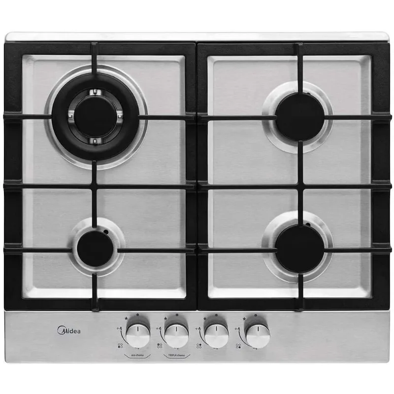 Cooktop 4 Bocas Tripla Chama Inox Bivolt Cya4B Midea