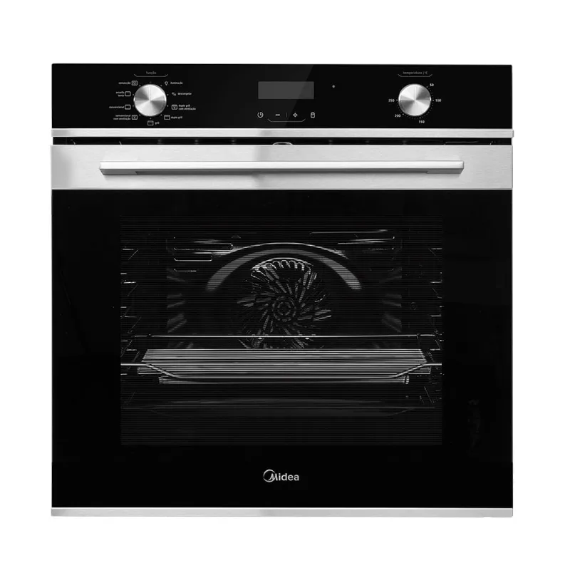 Forno de Embutir Midea 80 Litros Preto e Inox TCD80P2 – 220 Volts - Midea