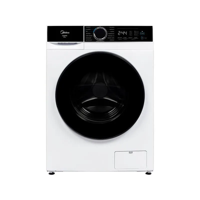 Máquina de Lavar 11kg Branca Slim Ciclo Pets Midea Outlet MFA01W110B/WK-01_OUT - 127v