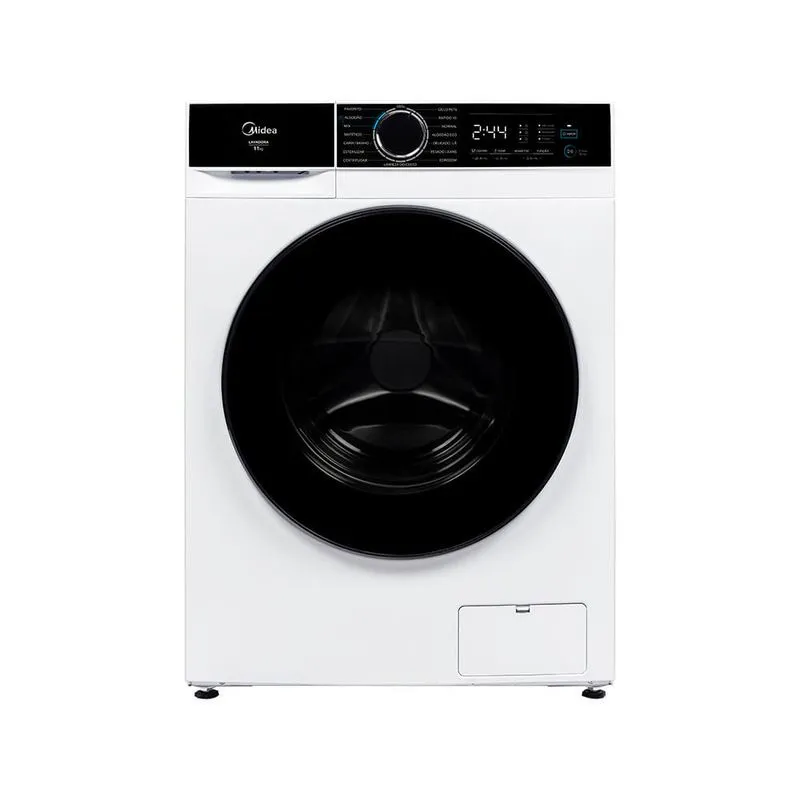 Máquina de Lavar 11kg Branca Slim Ciclo Pets Midea Outlet MFA01W110B/WK-02_OUT - 220v