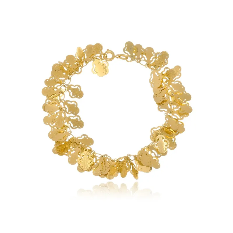 Pulseira Boca Santa Semijoias Nossa Senhora Imaculada Ouro