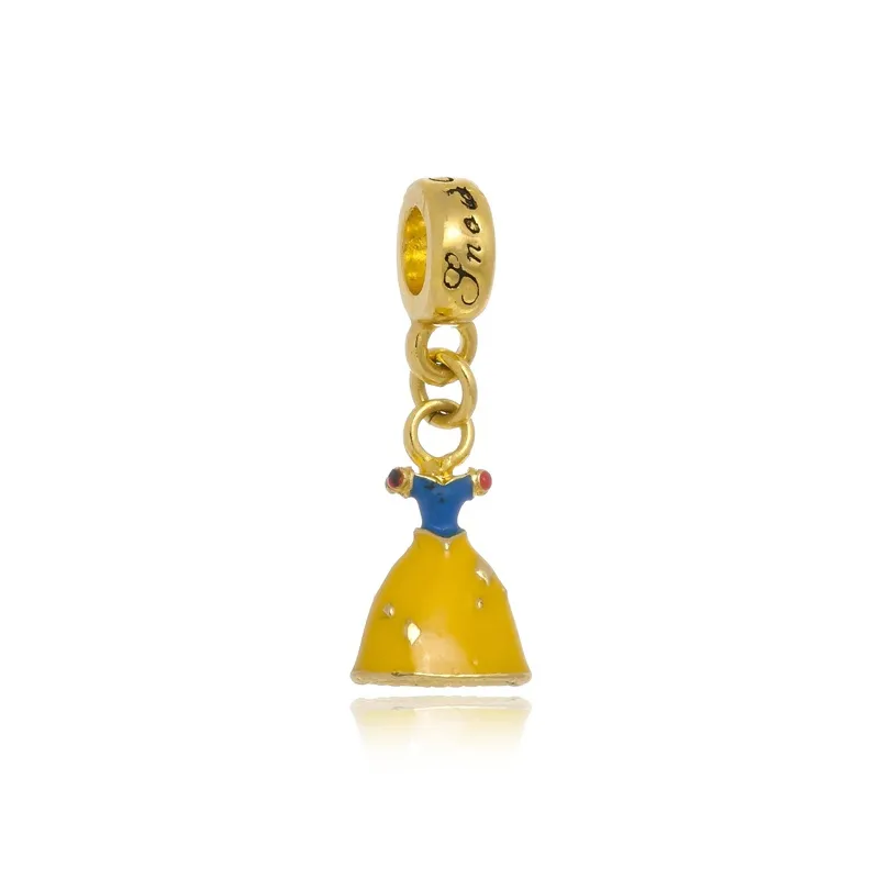 Berloque Boca Santa Semijoias Branca de Neve Ouro Amarelo