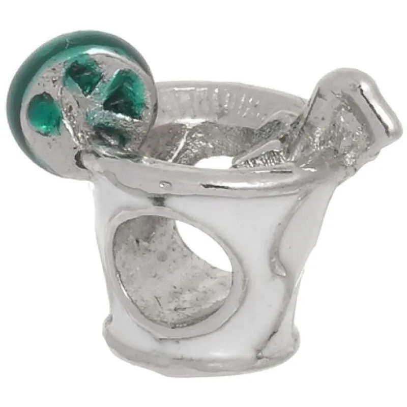 Berloque Boca Santa Semijoias Caipirinha Ouro Branco