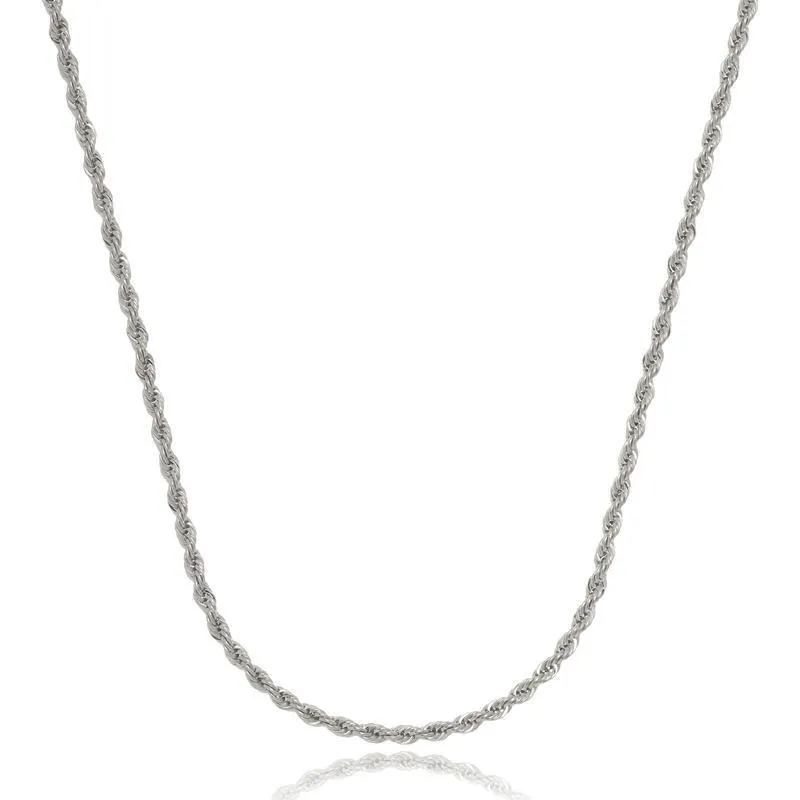 Corrente Boca Santa Semijoias Elo Baiano - Ouro Branco