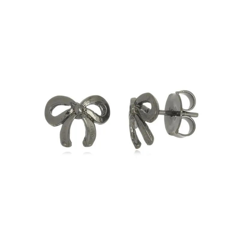 Brinco Lacinho Aberto - Ouro Negro