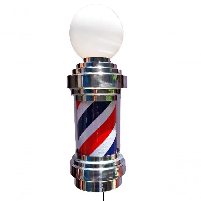 Barber Pole Giratório 70cm Tamanho Big Bivolt+porta Pente