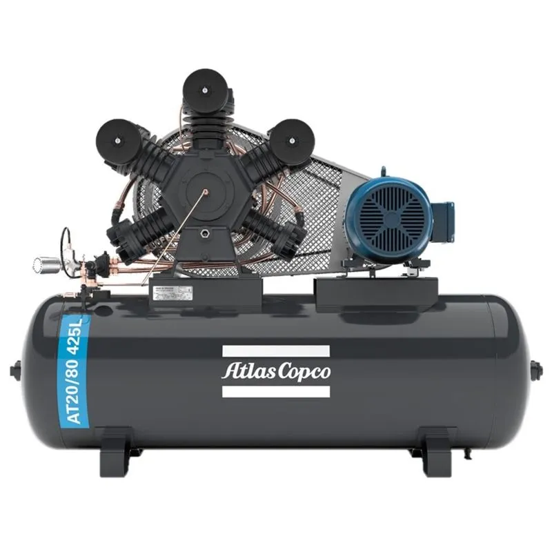 Compressor Atlas Copco At 20 80 425 Lts 175 Lbs 20 cv Trif. IP55 220/380v