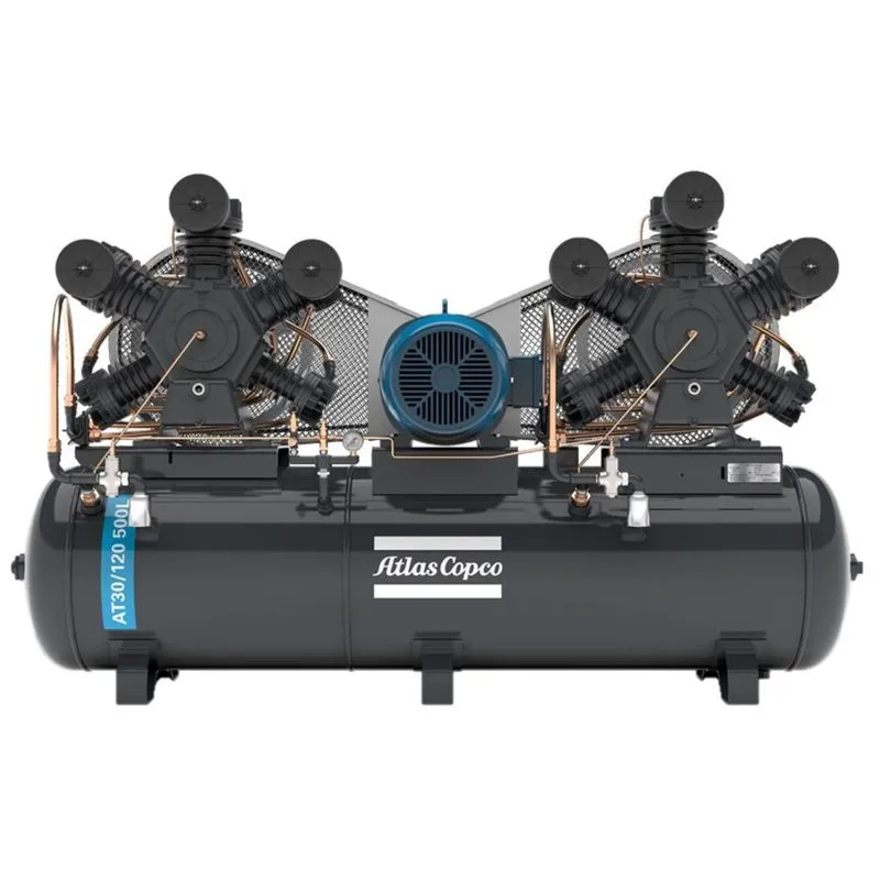 Compressor Atlas Copco At 30 120 500 Lts 175 Lbs 30 cv Trif. IP55 220/380v