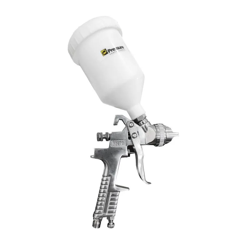 Pistola Pintura Profissional 600ml Hvlp Bico 1,4mm Pressure