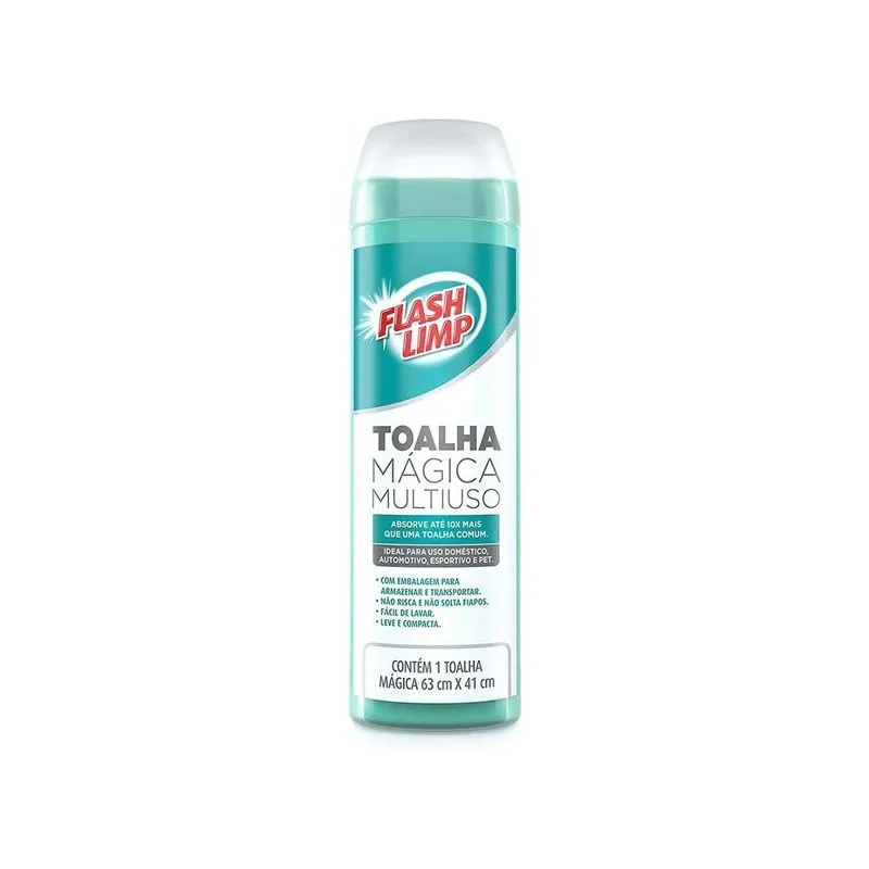 Toalha Mágica Pano Multiuso Flash Limp