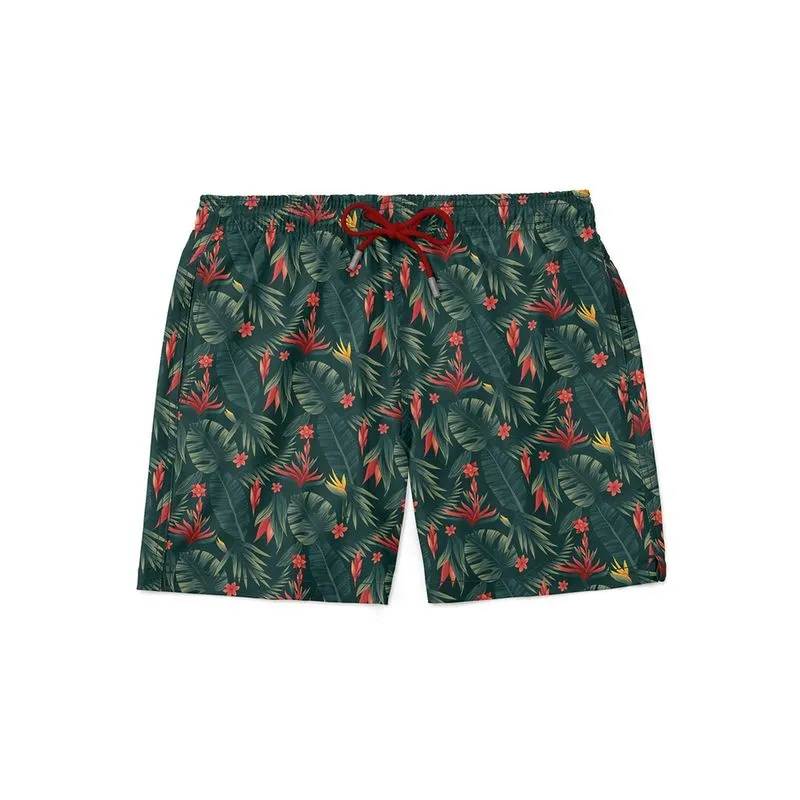 Short Banho Estampado Praia Piscina Masc. Verão Tropical