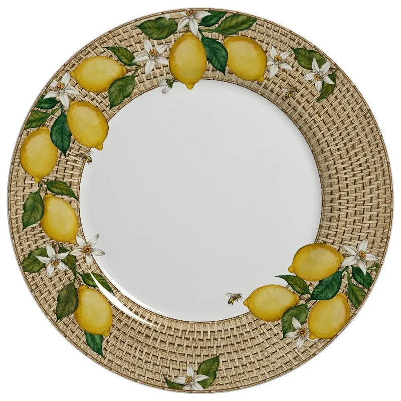 Conjunto Com 6 Pratos Raso Positano Plus