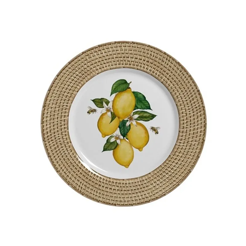 Jogo sobremesa positano alleabza C/6 pratos - primeira linha