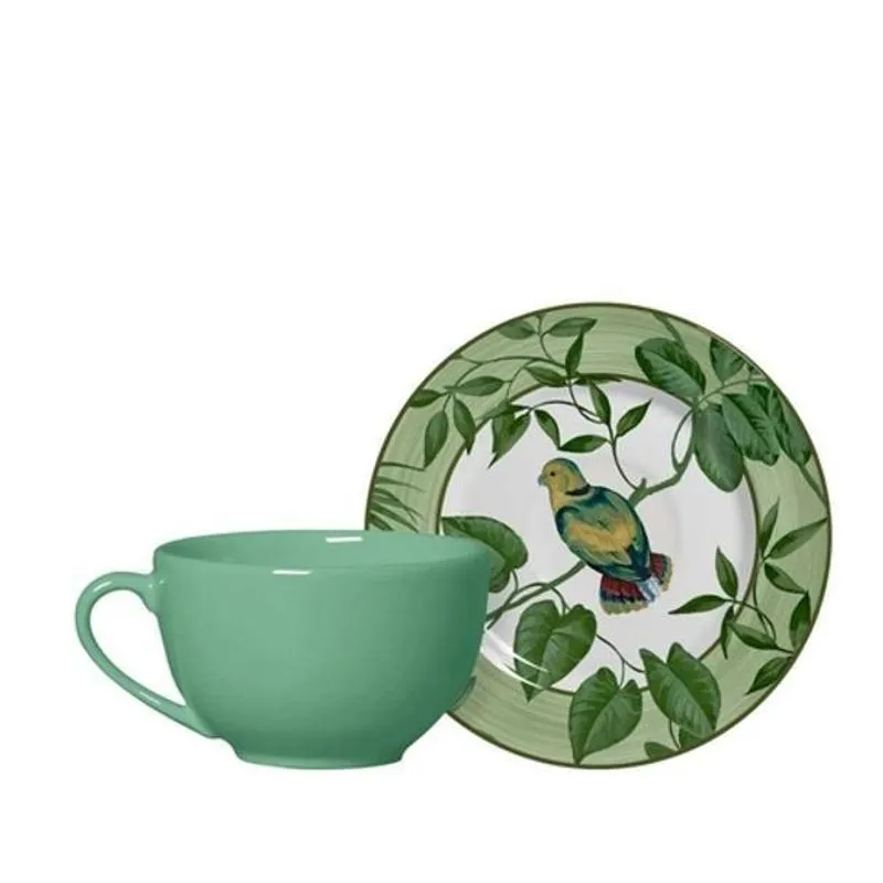 Xic.cha Verde Agua C/pires Birds 1o Classific.