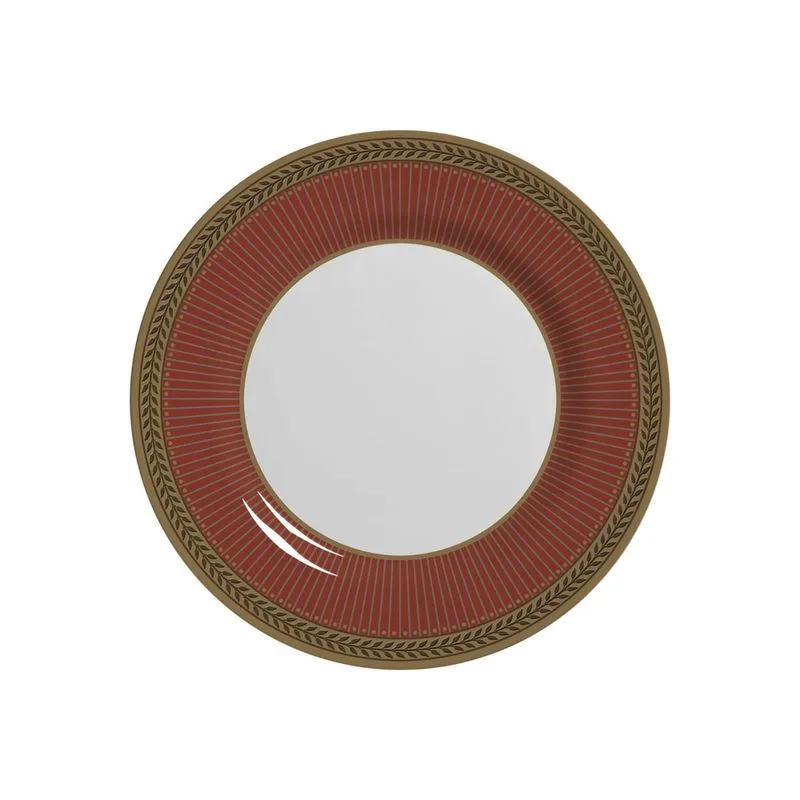 Conjunto Com 6 Pratos De Sobremesa Celebrate Vermelho 21Cm
