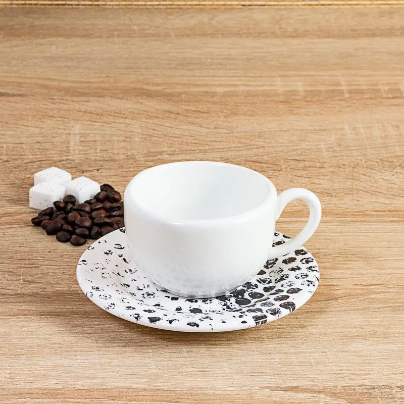 Xícara de Café Geométrico Branca
