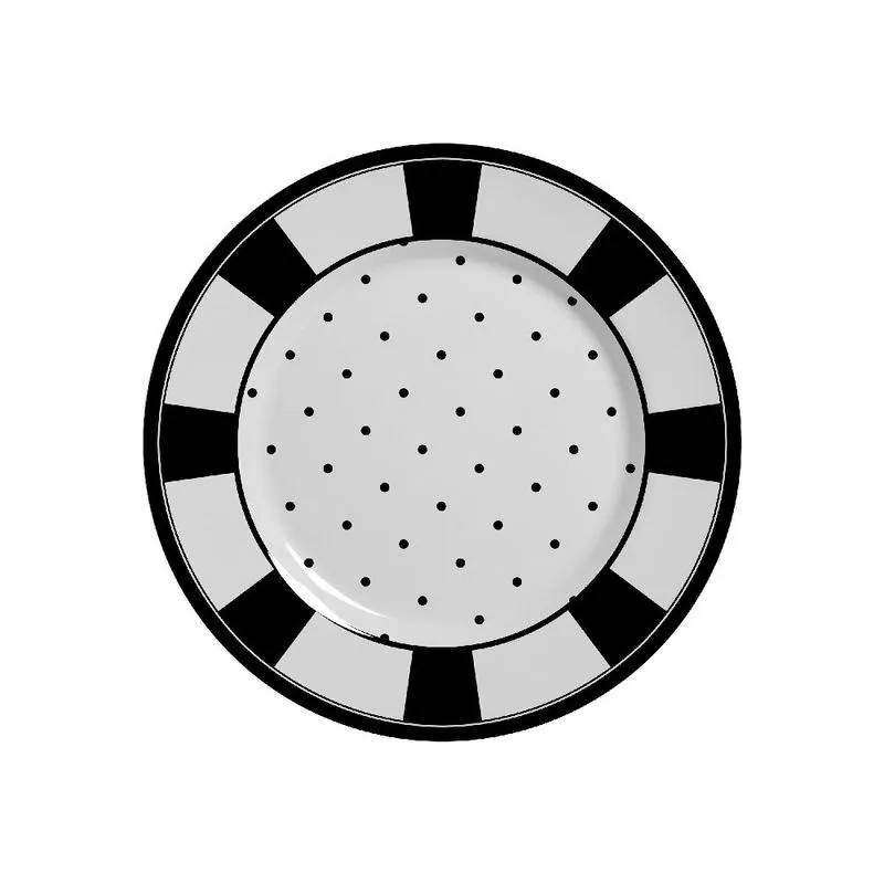Jogo de sobremesa petit pois alleanza C/6 pratos 1ª linha