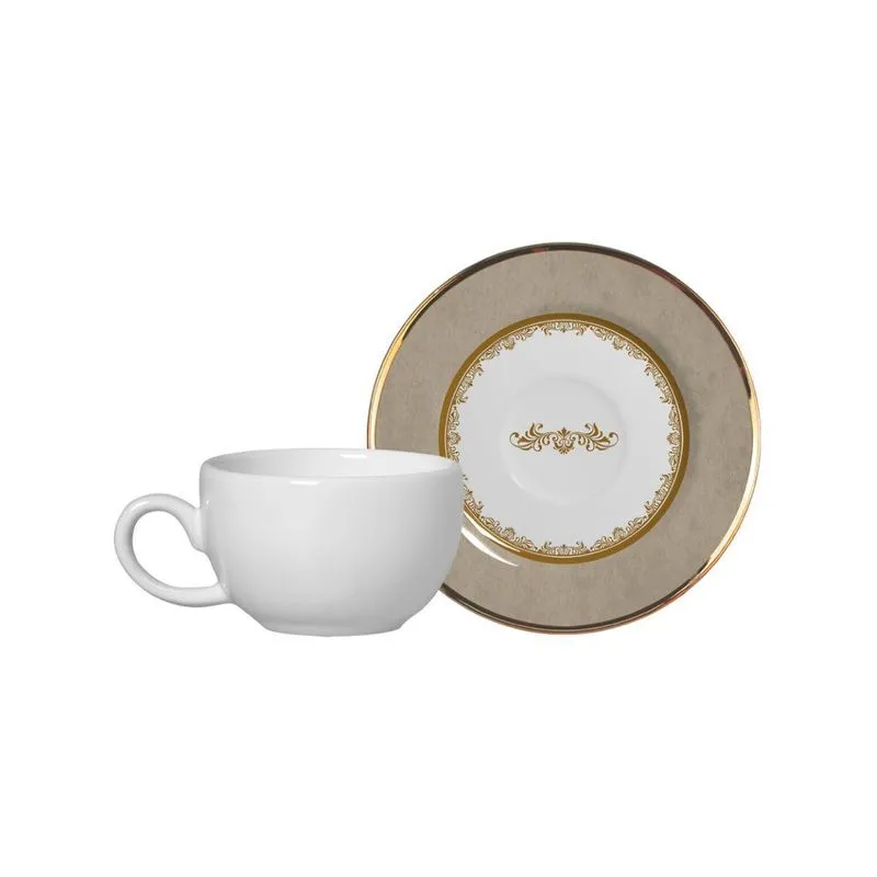Conjunto De Xícara De Café + Píres Monte Carlo Fendi