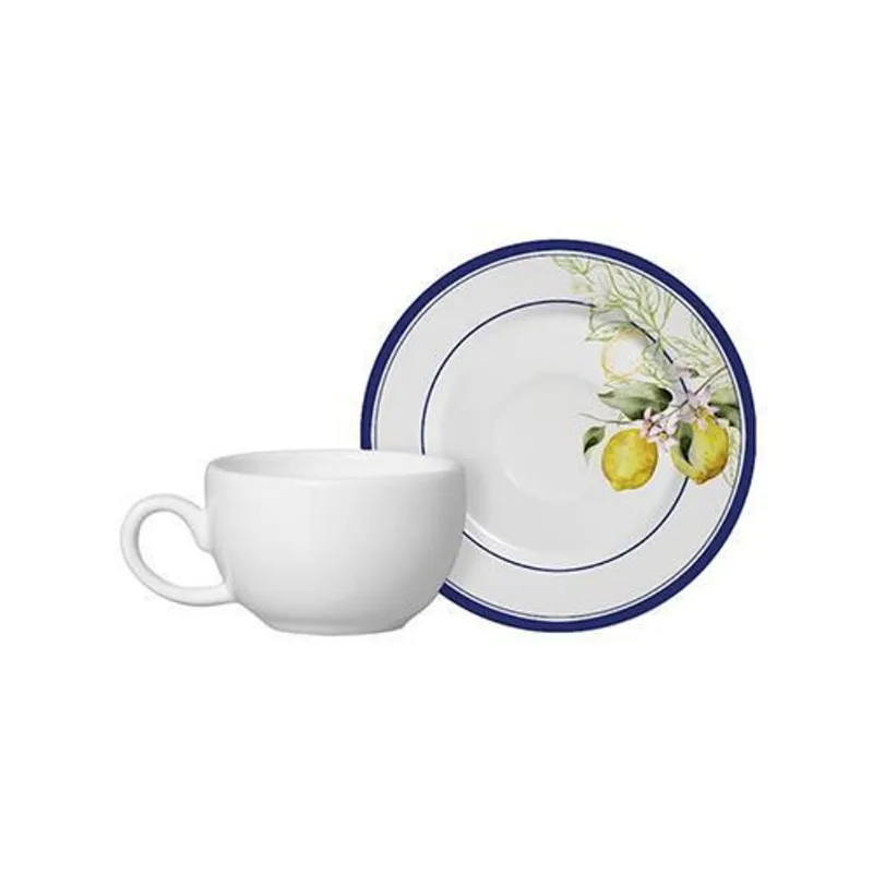 Conjunto Com 6 Xícaras De Café Com Pires Sorrento 85ml