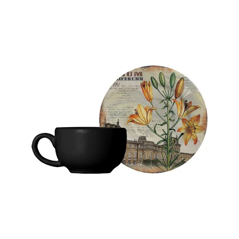 Conjunto Com 6 Xícaras De Café Com Pires Countries 85 Ml
