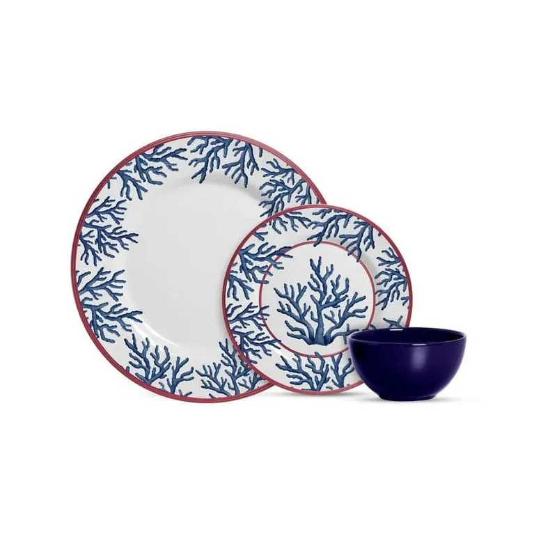 Conjunto Pratos E Bowls Alleanza Branca - 12 Peças