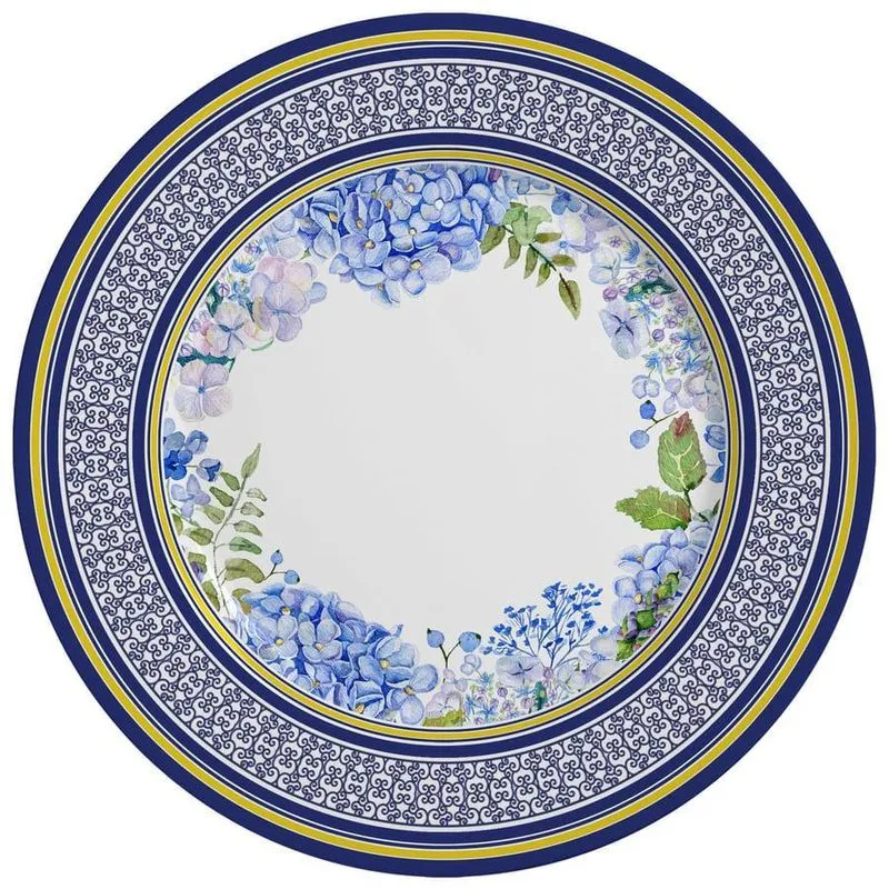 Prato Raso Alleanza Cerâmica Branco 29cm - Jogo Com 6 Peças