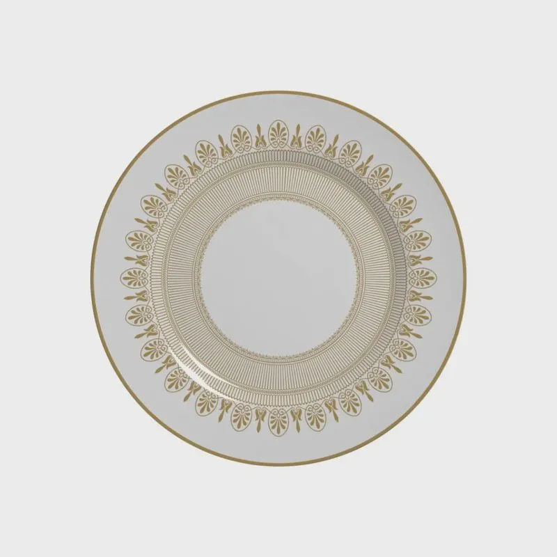 Prato Sobremesa Plissan Rendado Dourado Plus 8578-103 - Alleanza