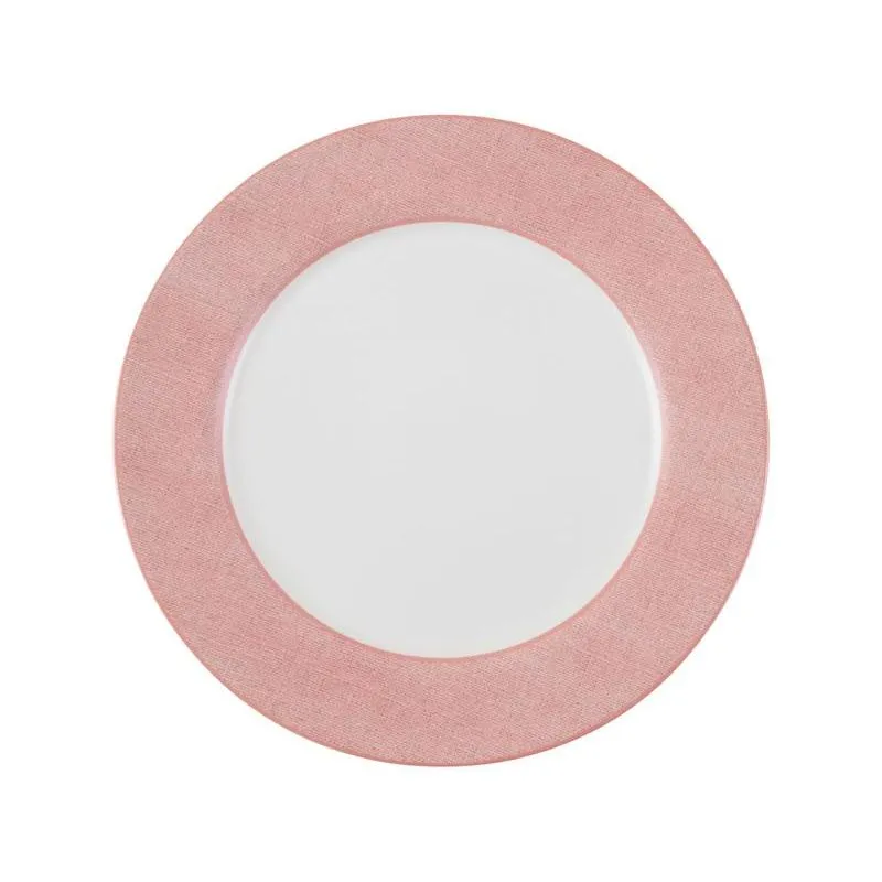 Sousplat Rosa 34cm Alleanza Linho