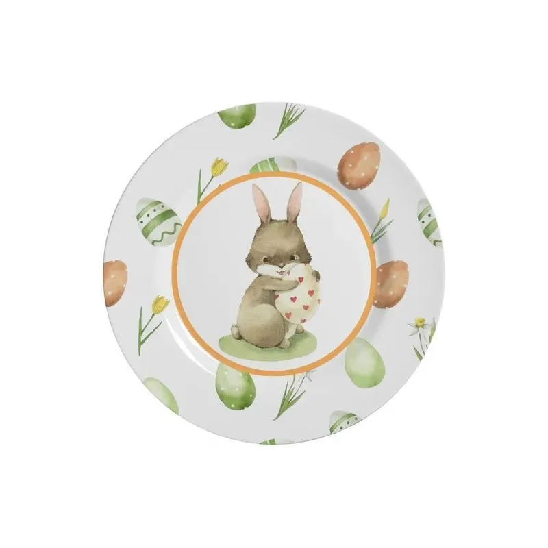 Pratos Sobremesa Alleanza Follow The Bunny 6unid - 1217-103