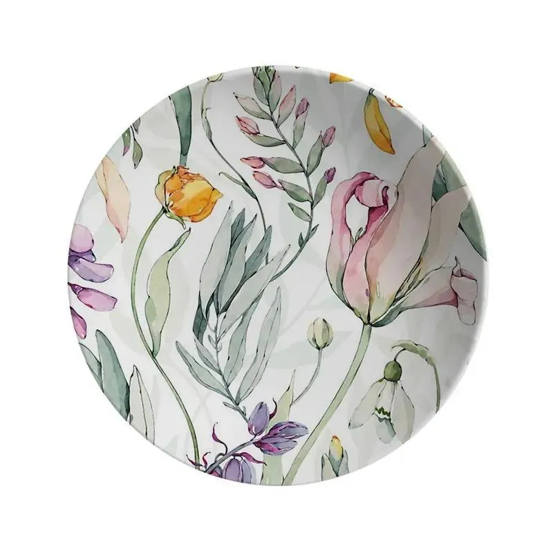 Conjunto 6 Pratos Fundo Coup Verano 25cm - Cerâmica Premium