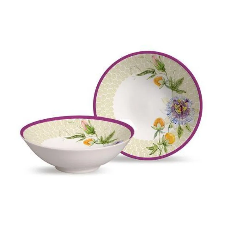 Conjunto 6 Bowls Decorados Passione 300Ml
