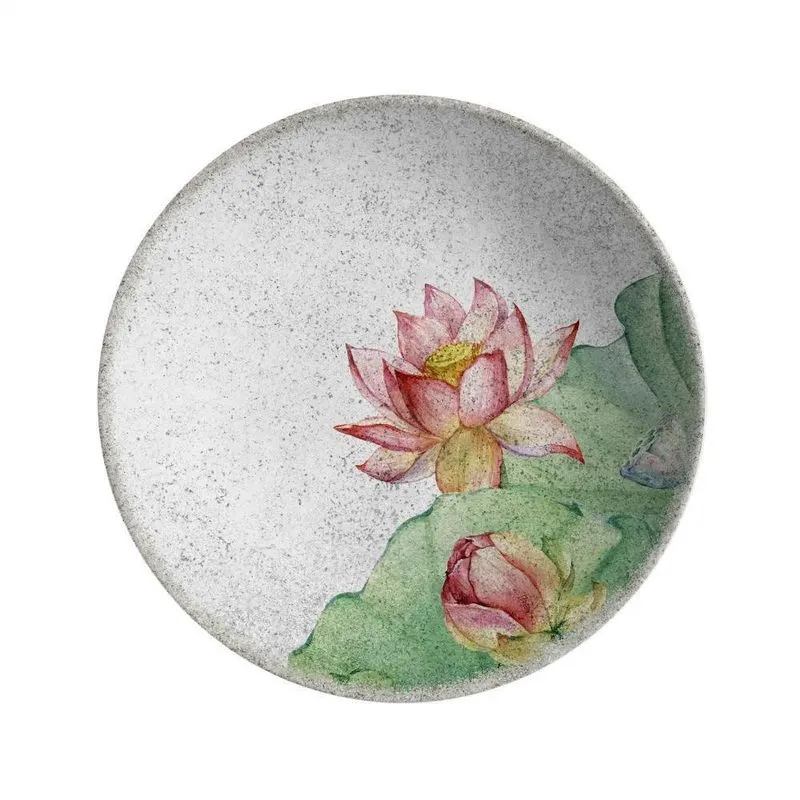 Conjunto 6 Pratos Fundo Coup Lotus Alleanza - 25cm