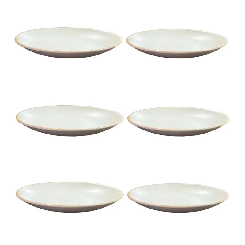 Prato Fundo Coup Organic De Cerâmica 25cm 6 Unidades - Alleanza 7550-118